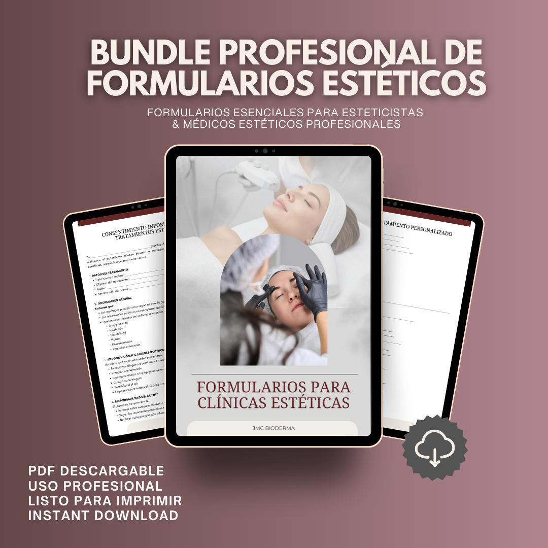 Formularios Profesionales para Esteticistas | Bundle Completo PDF